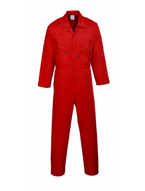 Portwest C813 Liverpool Coverall - Red Clothing